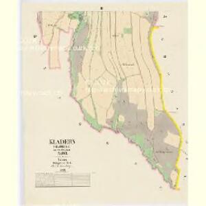 Kladern (Kladruby) - c3110-1-002 - Kaiserpflichtexemplar der Landkarten des stabilen Katasters