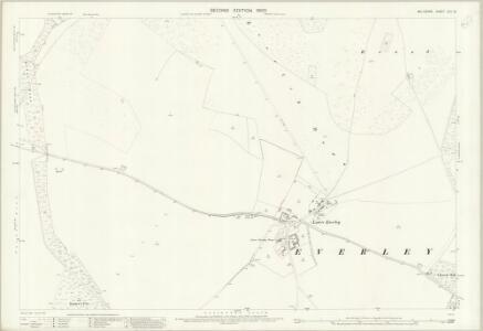 Wiltshire XLII.13 (includes: Everleigh; Manningford; Upavon) - 25 Inch Map