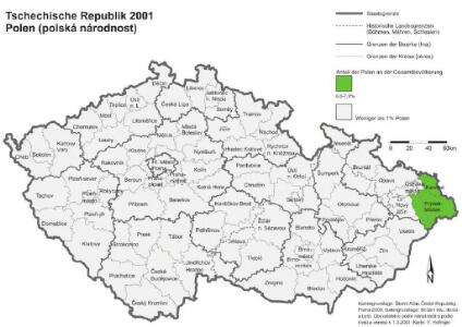 Tschechische Republik 2001. Polen (polská národnost)
