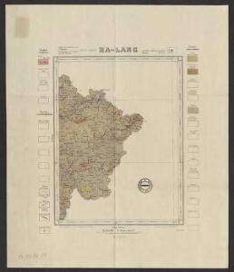 Indo-Chine. Carte géologique provisoire. Flle N 10, Ha-Lang