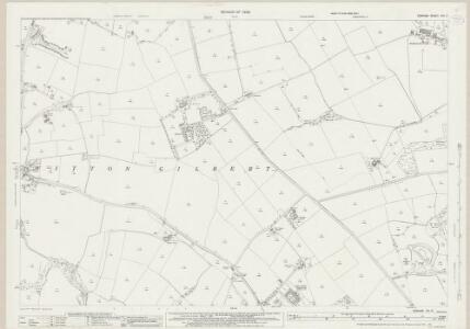 Durham XIX.12 (includes: Framwellgate Moor; Kimblesworth; Sacriston; Witton Gilbert) - 25 Inch Map