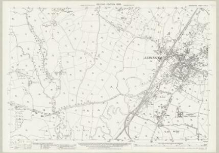 Devon LXXII.5 (includes: Axminster Hamlets; Axminster Town; Kilmington) - 25 Inch Map