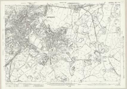 OLD ORDNANCE SURVEY MAP SANDWELL HALL 1902 