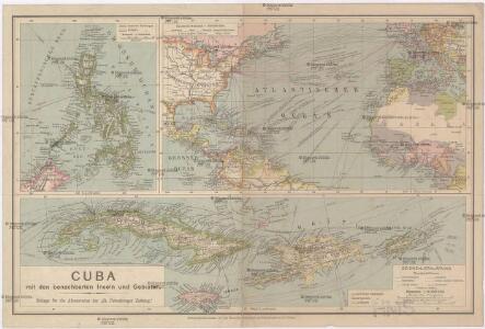 Cuba mit den benachbarten Inseln und Gebieten