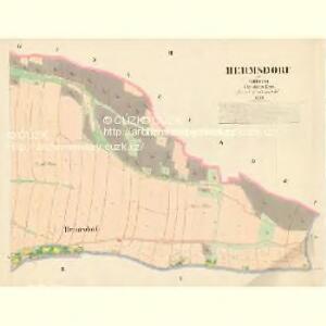 Hermsdorf - c3016-1-002 - Kaiserpflichtexemplar der Landkarten des stabilen Katasters