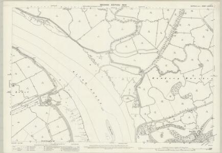 Suffolk LXXXIV.10 (includes: Alderton; Bawdsey; Falkenham; Felixstowe; Ramsholt) - 25 Inch Map
