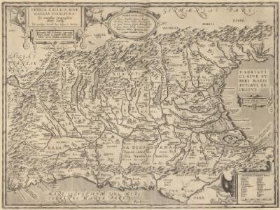 Italia Gallica, Sive Gallia Cisalpina. [Karte], in: Theatrum orbis terrarum, S. 490.