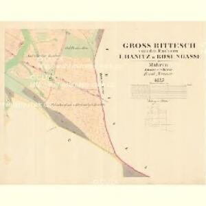 Gross Bittesch - m3305-1-009 - Kaiserpflichtexemplar der Landkarten des stabilen Katasters