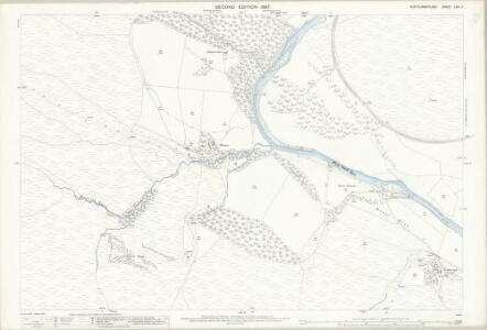 Northumberland (Old Series) LVIII.11 (includes: Plashetts And Tynehead; Wellhaugh) - 25 Inch Map