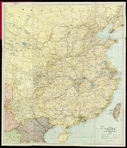 A Map of China prepared for the China Inland Mission 1923