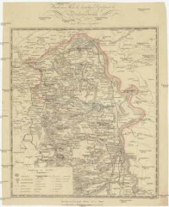 Karte eines Theils des ehemaligen Departement des Donnersberges nach Cantons eingetheilt