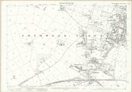 Nottinghamshire XXXVIII.6 (includes: Arnold; Bestwood Park; Nottingham) - 25 Inch Map