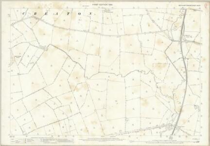 Northamptonshire XXX.16 (includes: Brixworth; Great Creaton; Spratton) - 25 Inch Map