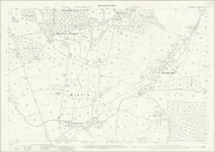 Hampshire and Isle of Wight LXVII.11 (includes: Boarhunt; Denmead; Soberton; Southwick and Widley) - 25 Inch Map