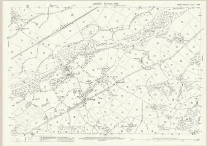 Carmarthenshire XXVI.8 (includes: Llandingad Without; Llanwrda; Myddfai) - 25 Inch Map