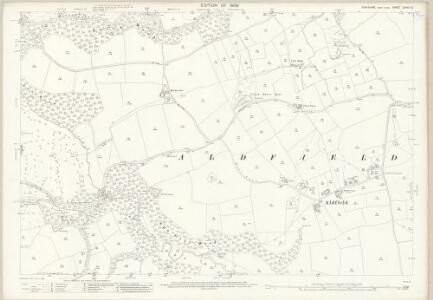 Yorkshire CXVIII.12 (includes: Aldfield; Grantley; Lindrick With Studley Royal And Fountains; Sawley; Winksley) - 25 Inch Map