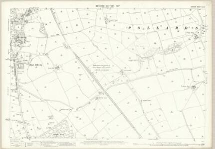 Durham XLII.5 (includes: Bishop Auckland; Etherley; Evenwood And Barony) - 25 Inch Map