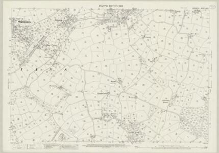 Cornwall LXXI.1 (includes: St Gluvias; Stithians) - 25 Inch Map