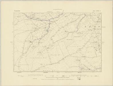 Montgomeryshire XXVIII.SW - OS Six-Inch Map