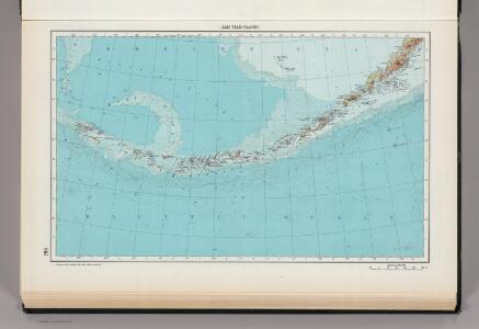 184.  Aleutian Islands.   The World Atlas.