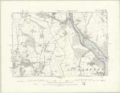 Cornwall XLII.SW - OS Six-Inch Map