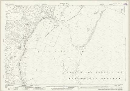 Derbyshire XVII.5 (includes: Baslow and Bubnell; Froggatt; Hathersage; Nether Padley) - 25 Inch Map