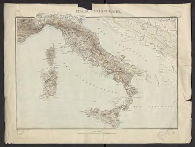 Géographie. croquis n2, Italie péninsulaire