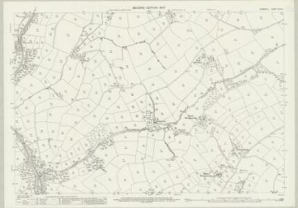 Cornwall XLIV.6 (includes: Liskeard; Morval) - 25 Inch Map