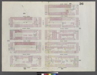 Plate 36: Map bounded by 5th Street, Avenue A, 6th Street, Avenue B, 1st Street, First Avenue