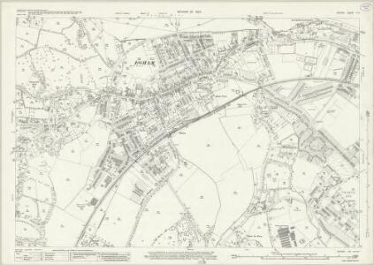 Surrey V.9 (includes: Egham; Thorpe) - 25 Inch Map