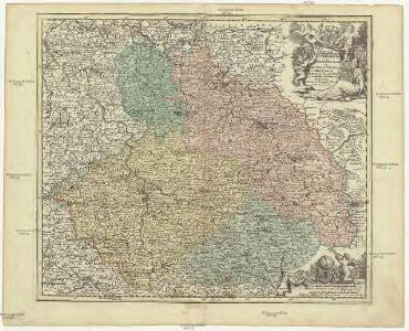 Regnum Bohemia eique annexae provinciae ut ducatus Silesia, marchionatus Moravia et Lusatia accuratissime delineata