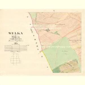 Welka - m3303-1-009 - Kaiserpflichtexemplar der Landkarten des stabilen Katasters