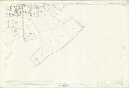 Northamptonshire XXVII.12 (includes: Hamerton; Old Weston; Winwick) - 25 Inch Map