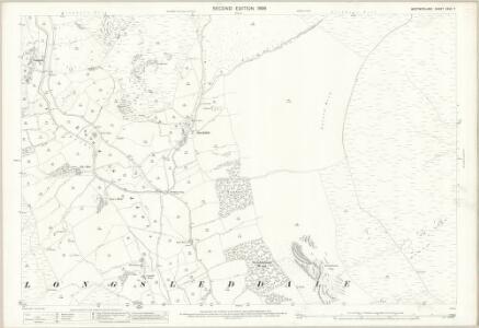 Westmorland XXVII.7 (includes: Fawcett Forest; Longsleddale) - 25 Inch Map