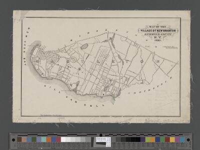 Map of the Village of New Brighton, Richmond Co., New York City, NY.