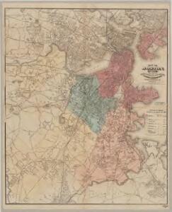 Map of Boston for 1875