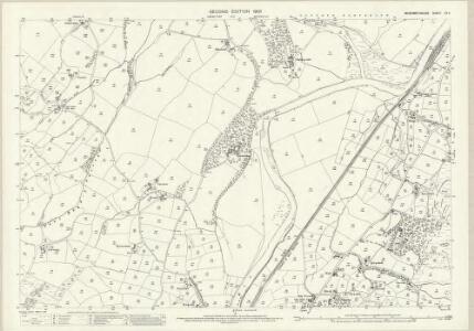 Merionethshire XV.4 (includes: Corwen; Llangar) - 25 Inch Map