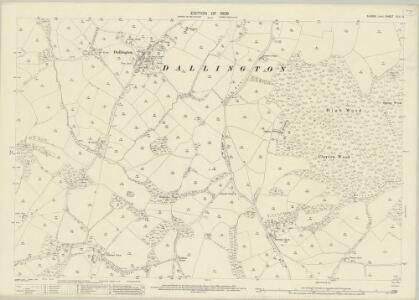 Sussex XLII.12 (includes: Ashburnham; Dallington; Warbleton) - 25 Inch Map