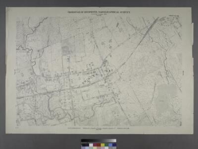 Sheet No. 90. [Includes Bayview Avenue, Amboy Road, Seguine Avenue, Fosters Road and Vernon Avenue in Prince's Bay.]; Borough of Richmond, Topographical Survey.