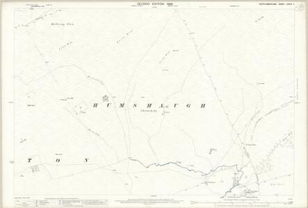 Northumberland (Old Series) LXXXIII.4 (includes: Haughton; Humshaugh; Simonburn; Thorngrafton; Wark) - 25 Inch Map