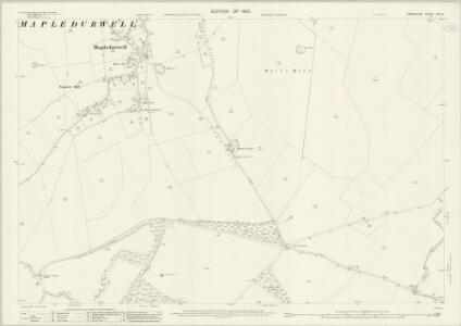 Hampshire and Isle of Wight XIX.10 (includes: Basing; Greywell; Mapledurwell and Up Nately; Tunworth; Upton Gray) - 25 Inch Map