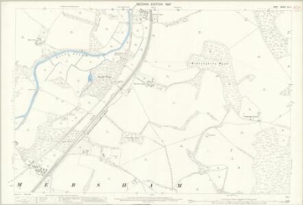 Kent LV.4 (includes: Chilham; Godmersham) - 25 Inch Map