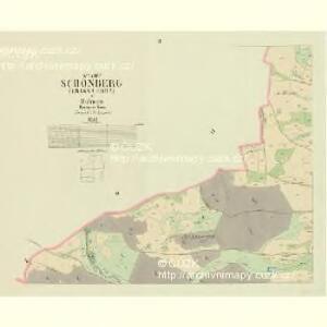 Schönberg (Krasna Hora) - c3517-1-002 - Kaiserpflichtexemplar der Landkarten des stabilen Katasters