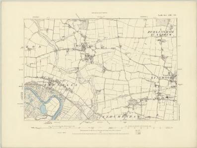 Norfolk LXIV.SW - OS Six-Inch Map
