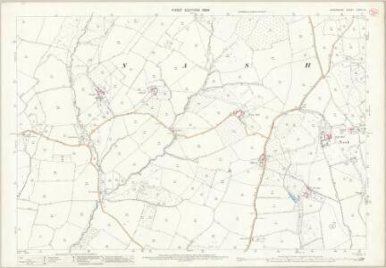 Shropshire LXXIX.15 (includes: Boraston; Burford; Greete; Nash; Whitton) - 25 Inch Map