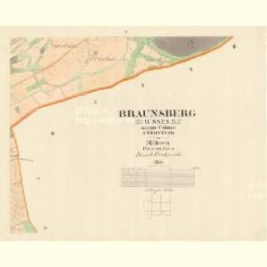 Braunsberg (Brussberg) - m0241-1-005 - Kaiserpflichtexemplar der Landkarten des stabilen Katasters