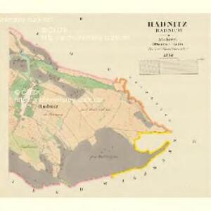 Radnitz (Radnice) - m2519-1-002 - Kaiserpflichtexemplar der Landkarten des stabilen Katasters