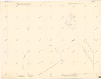 Katastrální mapa obce Nebřeziny WK-ZS-VIII-18 af