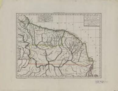 Carte des colonies Française et Hollandaise de la Guyane