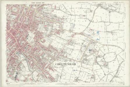 Gloucestershire XXVI.8 (includes: Charlton Kings; Cheltenham; Prestbury) - 25 Inch Map